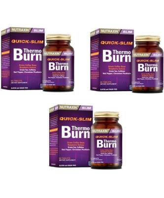 Nutraxin Quick-Slim Thermo Burn 60 Tablet x 3 Adet