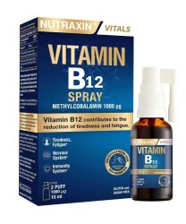 En uygun fiyatlarla Nutraxin Vitamin B12 Sprey 15 ML
