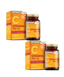 En uygun fiyatlarla Nutraxin Vitamin C 1000 Mg 30 Tablet x 2 Adet