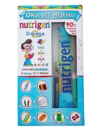 Nutrigen Omega Şurup Portakal Aromalı 200 ML- Okul Seti Hediyeli