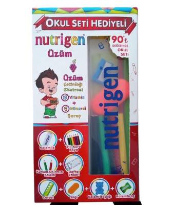 Nutrigen Üzüm Şurup 200 ML- Okul Seti Hediyeli