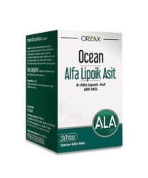 En uygun fiyatlarla Ocean Alfa Lipoik Asit 600 Mg 30 Tablet