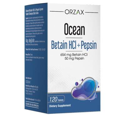 Ocean Betain HCI+ Pepsin 120 Tablet - 1