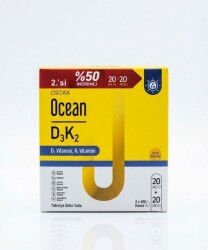 En uygun fiyatlarla Ocean D3K2 Damla 20 ML Avantajlı Paket