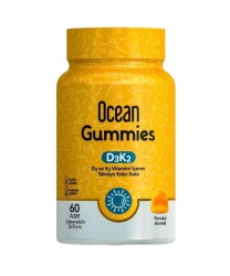 Ocean Gummies D3K2 60 Adet Çiğneme Jel Form