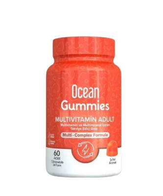 Ocean Gummies Multivitamin Adult 60 Adet Çiğnenebilir jel Form
