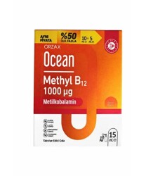 En uygun fiyatlarla Ocean Methyl B12 Sprey 1000 mg 15 ML Avantajlı Paket
