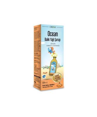 Ocean Omega 3 Portakallı Balık Yağı Şurubu 150 ML