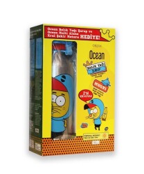 Ocean Omega 3 Portakallı Balık Yağı Şurubu 150 ML + Ocean Multi Şurup 150 ML - Kral Şakir Matara Hediyeli