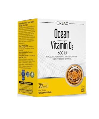 Ocean Vitamin D3 600 IU Oral Sprey 20 ML