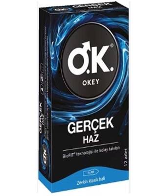 Okey Gerçek Haz Prezervatif 12'li - 1