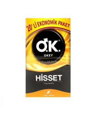 Okey Hisset Prezervatif 20'li