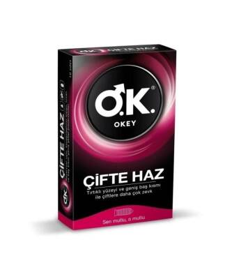 Okey Prezervatif Çifte Haz 10'lu