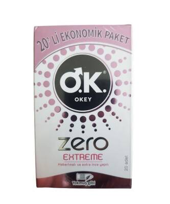 Okey Zero Extreme Prezervatif 20'li