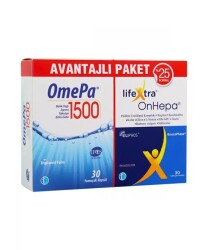 En uygun fiyatlarla Omepa 1500 30 Kapsül + Lifextra Onhepa 30 Kapsül - Avantajlı Paket