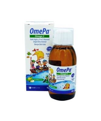 Omepa Omega 3 Elma Aromalı Şurup 150 ML
