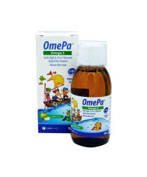 Omepa Omega 3 Elma Aromalı Şurup 150 ML