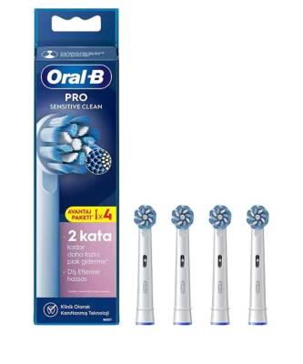 Oral-B Pro Sensitive Clean 4'lü Diş Fırçası Başlığı