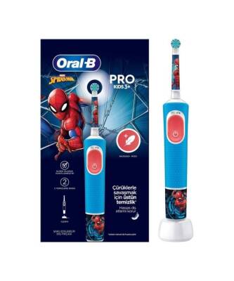 Oral-B Şarjlı Diş Fırçası Vitality Pro Çocuk Spiderman - 1