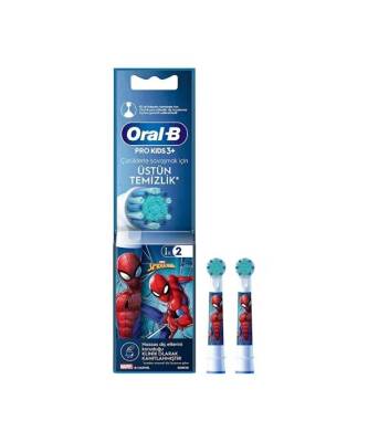 Oral-B Pro Spiderman Şarjlı Diş Fırçası Yedek Başlığı - 2 Adet