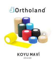 En uygun fiyatlarla Ortholand Coban Bandajı 2.5x4.5 Koyu Mavi