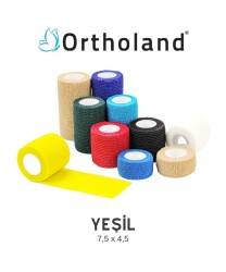 Ortholand Coban Bandajı 7.5x4.5 Yeşil