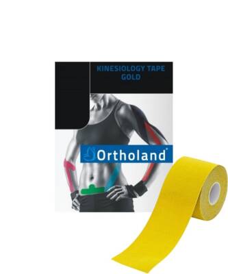 Ortholand Kinesio Tape Sporcu Bandı Sarı - 1