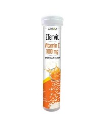 En uygun fiyatlarla Efervit Vitamin C 1000 Mg 20 Efervesan Tablet