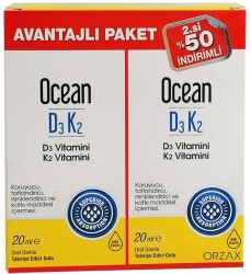 Ocean D3K2 Damla 20 ML + İkincisi %50 İndirimli