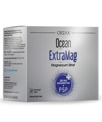 Ocean Extramag 250 Magnezyum Sitrat + P5P 30 Saşe - ORZAX | EvdekiEczanem
