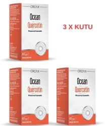 En uygun fiyatlarla Orzax Ocean Fitozomal Quercetin 60 Kapsül X 3