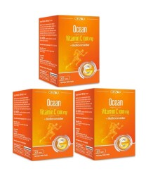 Ocean Vitamin C 1000 Mg 30 Tablet x 3 Adet