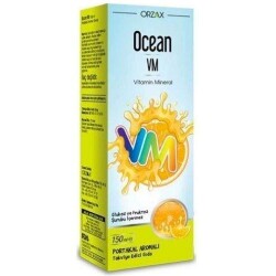 Orzax Ocean Vm Şurup 150 ML Portakal Aromalı
