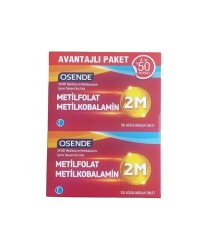 Osende 2M ODT Metilfolat & Metilkobalamin 30 Tablet Avantajlı Paket