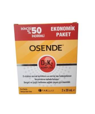 Osende D3K2 Kompleks Damla 20 ML 2.si %50 İndirimli