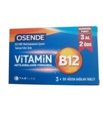 Osende Vitamin B12 30 Tablet 3 Al 2 Öde