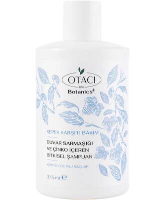 Otaci Botanics Kepek Karşıtı Bakım Duvar Sarmaşığı ve Çinko İçeren Bitkisel Şampuan 375 ML