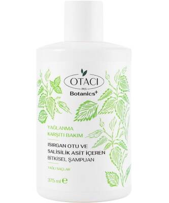 Otaci Botanics Yağlanma Karşıtı Bakım Isırgan Otu ve Salisilik Asit İçeren Bitkisel Şampuan 375 ML