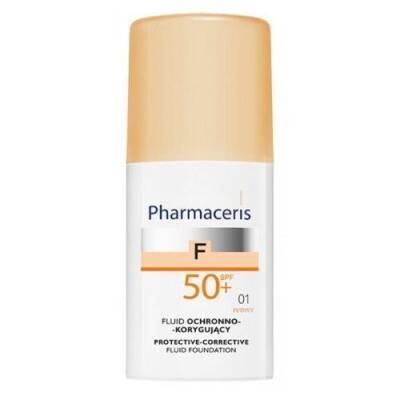 Pharmaceris F Protective Corrective Fluid Foundation Ivory 01 Spf50+ 30 ML