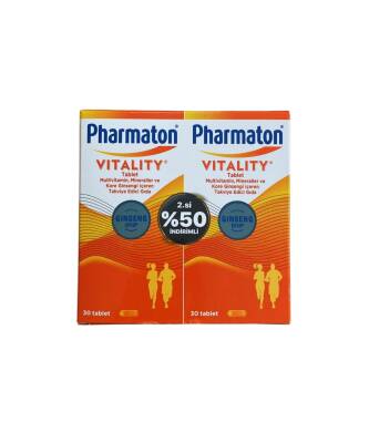 Pharmaton Vitality 30 Tablet Avantajlı 2'li Paket