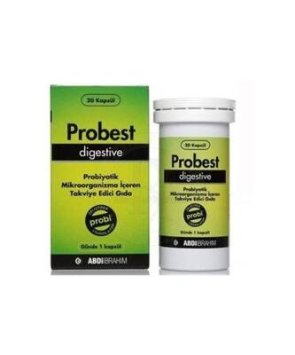 Probest Digestive Probiyotik 20 Kapsül - 1