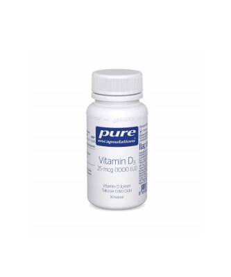 Pure Encapsulations Vitamin D3 25 mcg 1000 IU 30 Kapsül