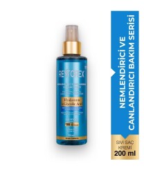 En uygun fiyatlarla Restorex Hyaluranic & Glycolic Acid Nemlendirici Canlandırıcı Sıvı Saç Kremi 200 ml