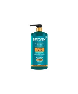 Restorex Keratin Argan Onarıcı Bakım Şampuanı 900 ML