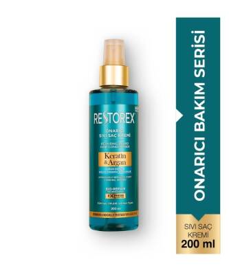 Restorex Keratin & Argan Onarıcı Sıvı Saç Kremi 200 ml
