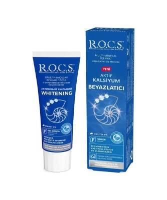 Rocs Aktif Kalsiyum Beyazlatıcı Diş Macunu 75 ML