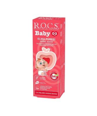 Rocs Baby Elma Püresi Tadında 0-3 Yaş Diş Macunu 35 ML