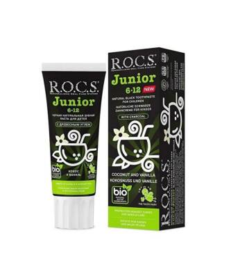 Rocs Junior 6-12 Yaş Hindistan Cevizi ve Vanilya Aromalı Diş Macunu 60 ML - 1