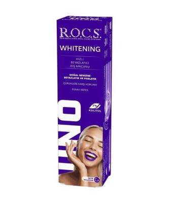 Rocs Uno Hızlı Beyazlatıcı Diş Macunu 60 ML