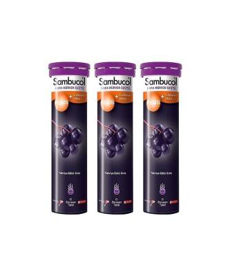 Sambucol Plus 15 Efervesan Tablet x 3 Adet